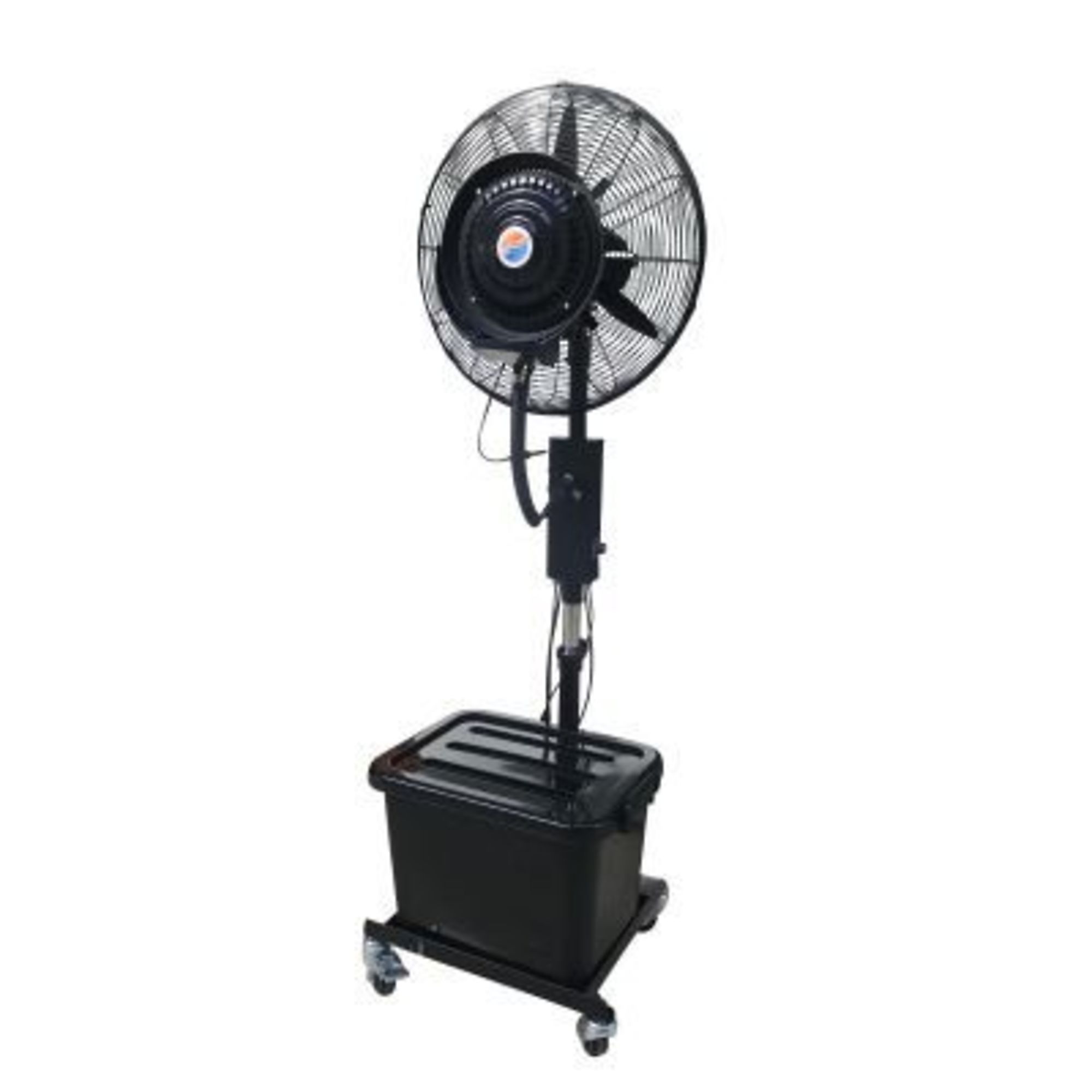 Cool-Off, Portable Misting Fan, Fan Diameter 20 in, Air Delivery 5600 cfm, Oscillating, Model# TB20